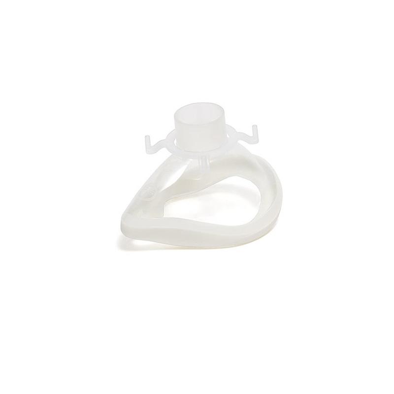 Анестезіологічна лицьова маска Clearlite, дитяча, розмір 2, біла манжета, з кільцем, 22 F (бренд INTERSURGICAL)